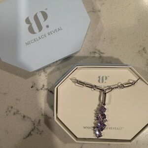 Bomb Party Lavender Topaz CZ Necklace